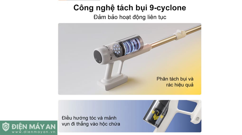 Máy hút bụi cầm tay Roborock H60 - Trắng